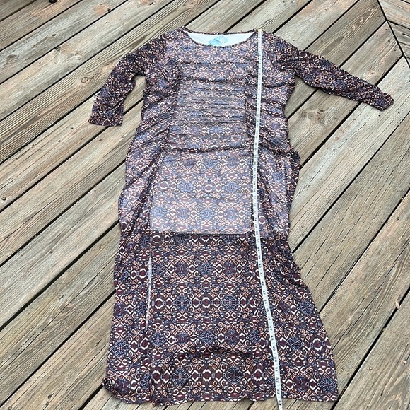 NWOT NY Collection ruched maxi 1X-2X - Picture 10 of 13